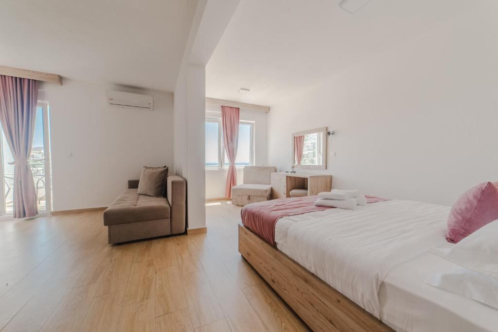 Quadruple Room at Hotel NOBEL Ulcinj, Montenegro